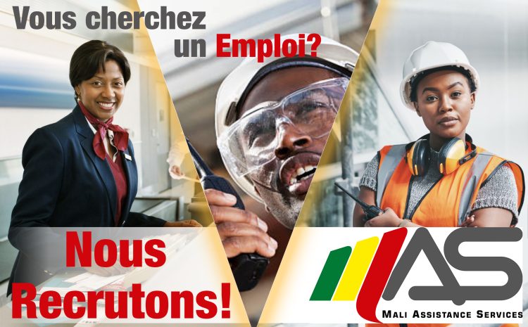 AVIS DE RECRUTEMENT  Mali Assistance Service – MAS recrute pour une société spécialisée dans l’exploitation minière : Un H/F Chef de Chantier Mine.